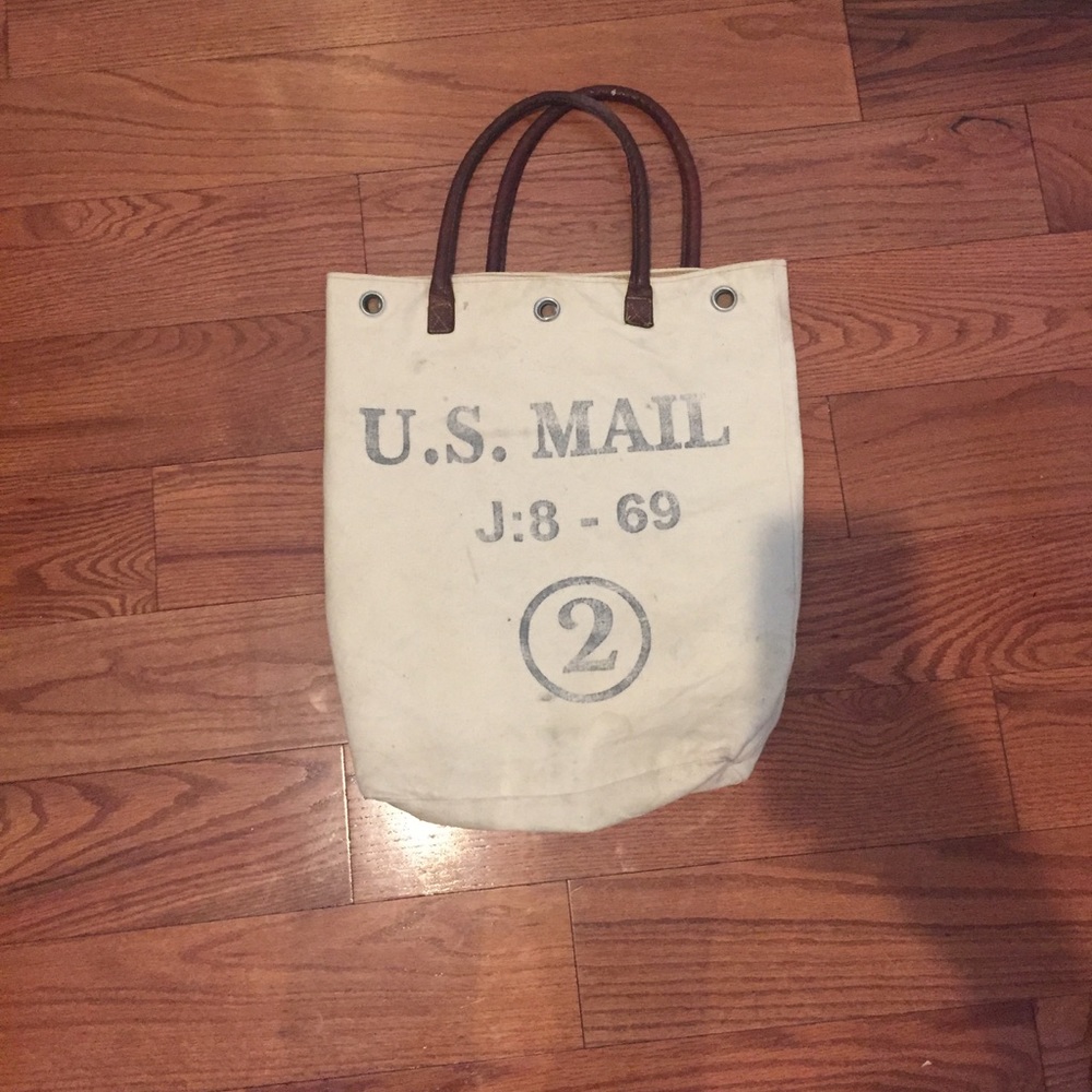 Vintage u.s mail postal pouch bag